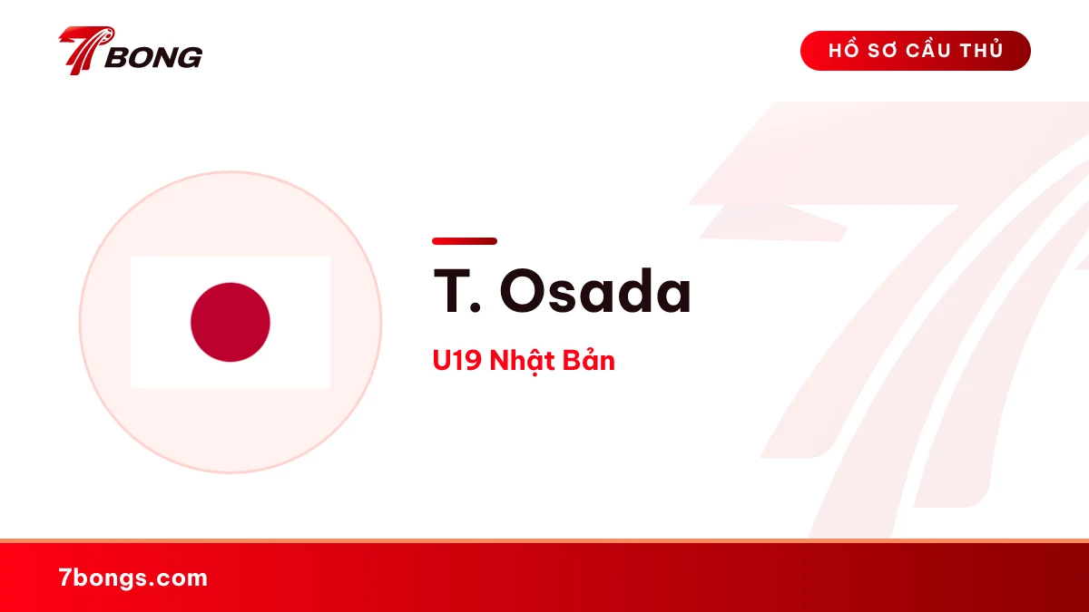 T. Osada — U19 Nhật Bản