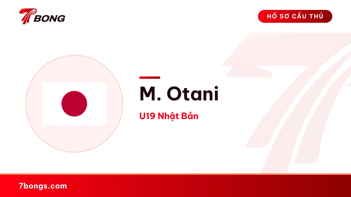 M. Otani — U19 Nhật Bản
