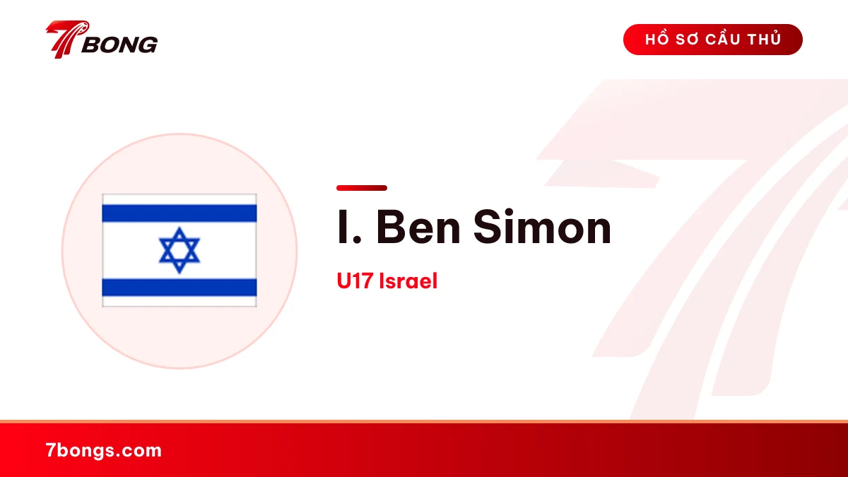 I. Ben Simon — U17 Israel