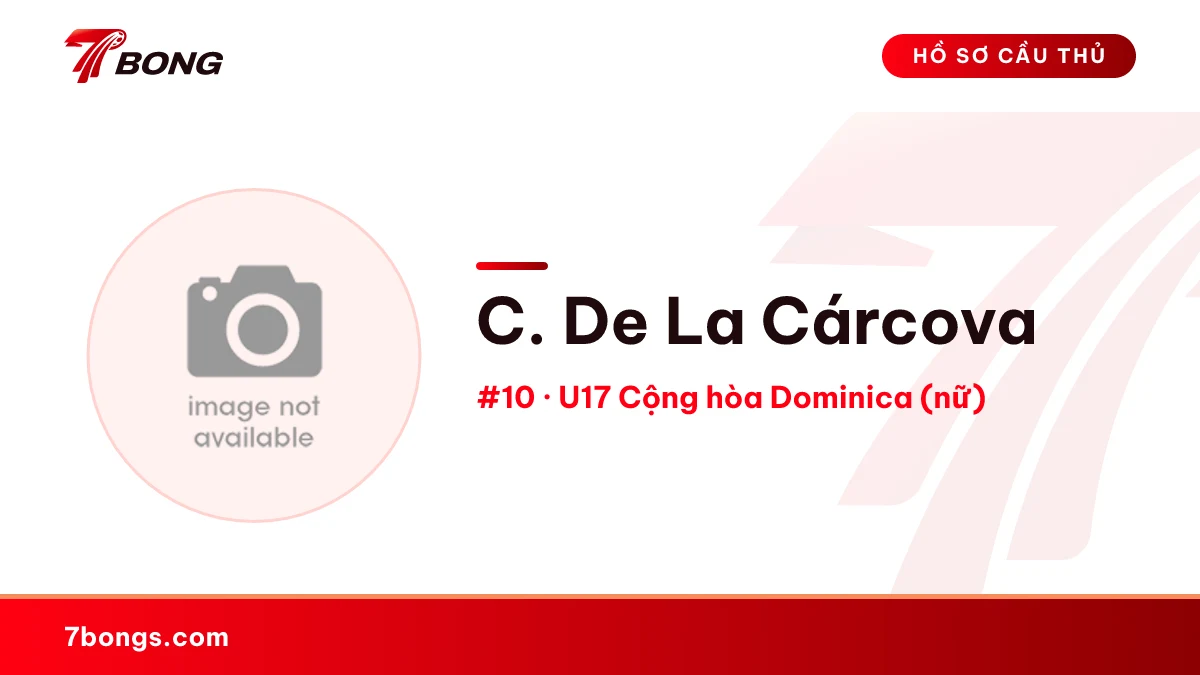 C. De La Cárcova — U17 Cộng hòa Dominica (nữ)