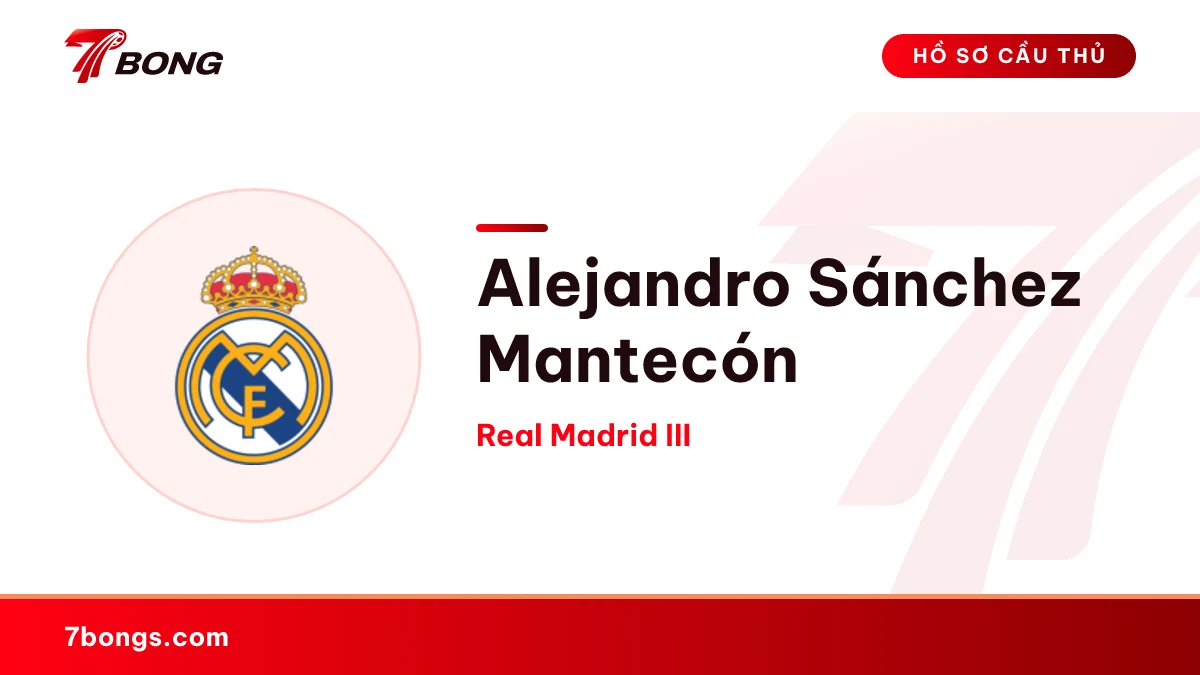 Alejandro Sánchez  Mantecón — Real Madrid III