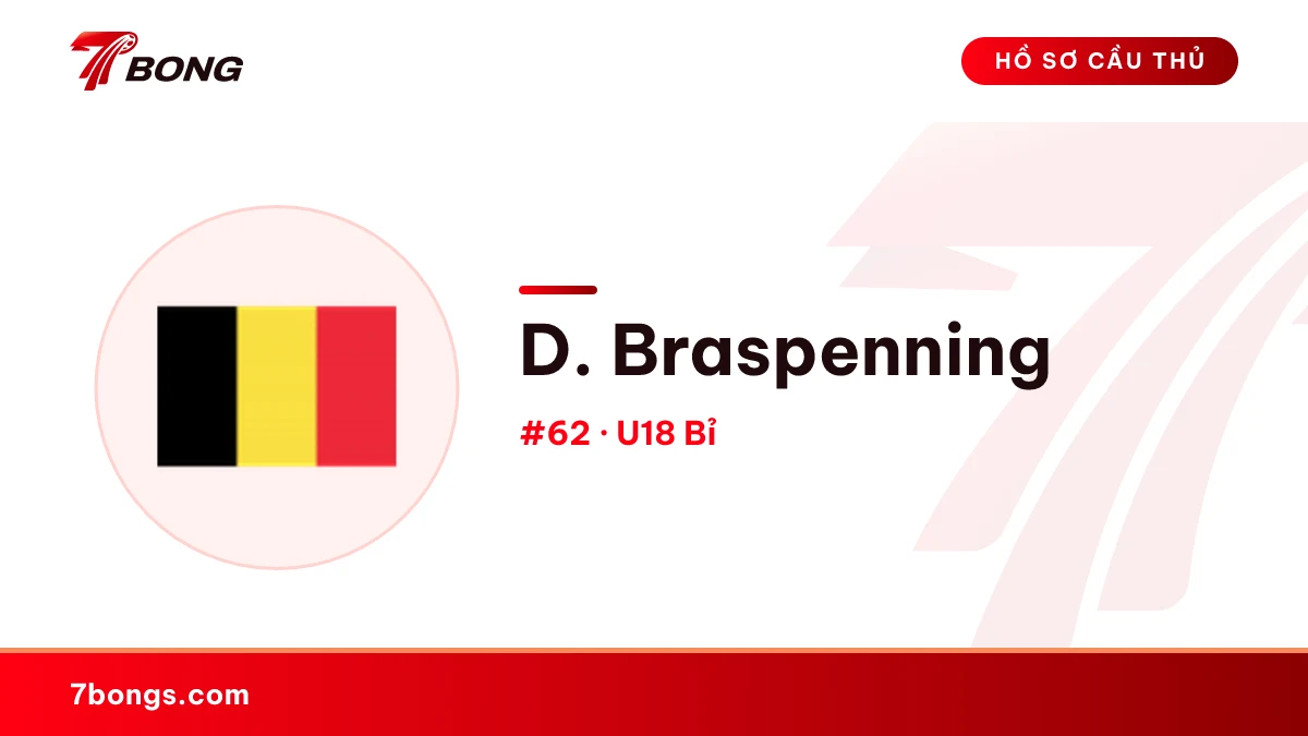 D. Braspenning — U18 Bỉ