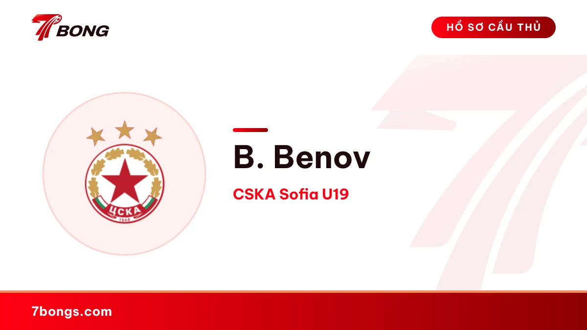 B. Benov — CSKA Sofia U19