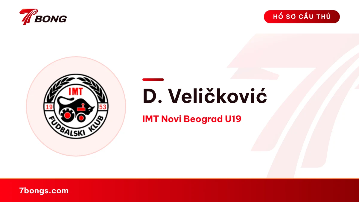 D. Veličković — IMT Novi Beograd U19