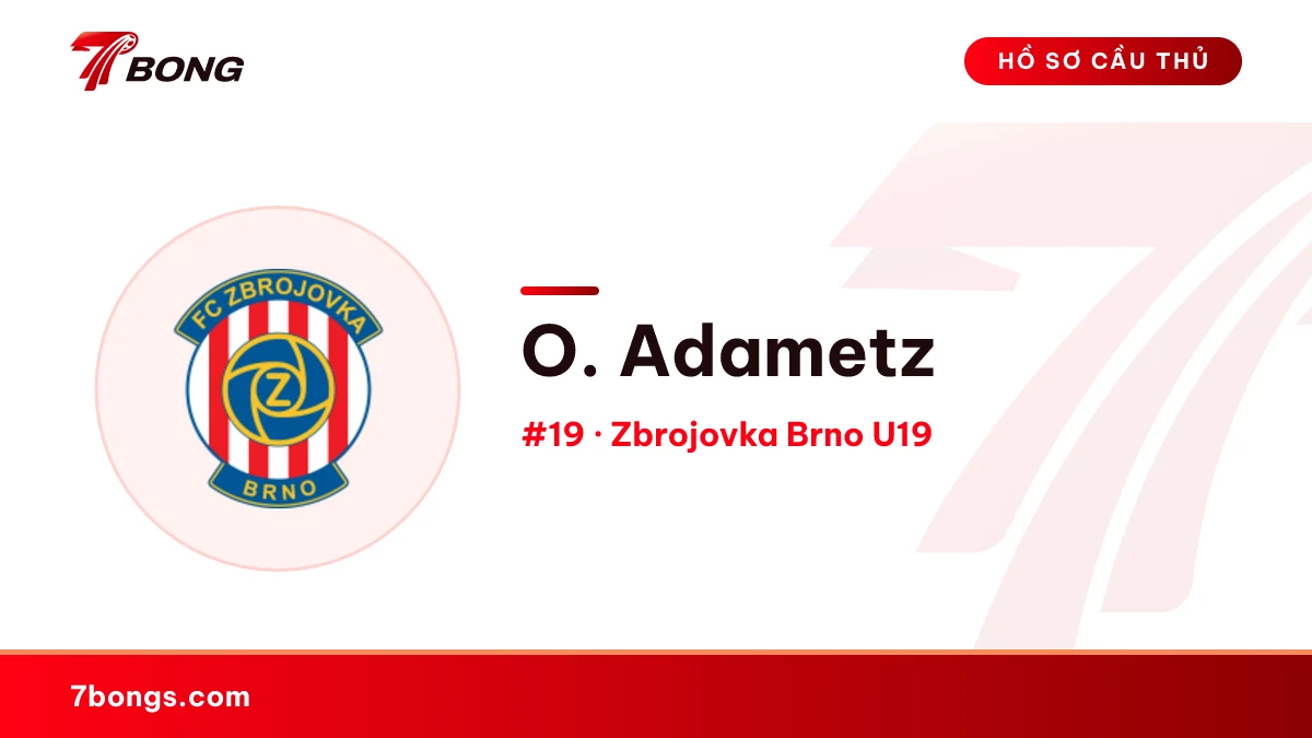 O. Adametz — Zbrojovka Brno U19