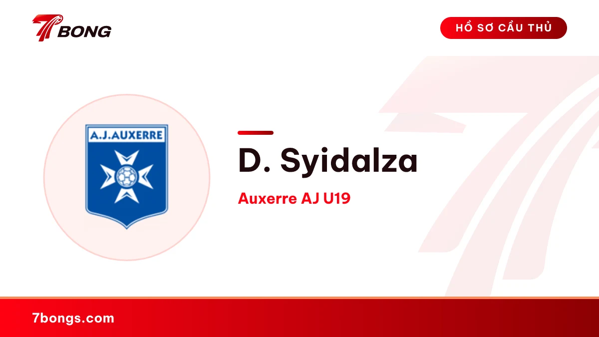 D. Syidalza — Auxerre AJ U19