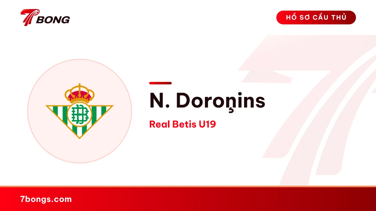 N. Doroņins — Real Betis U19