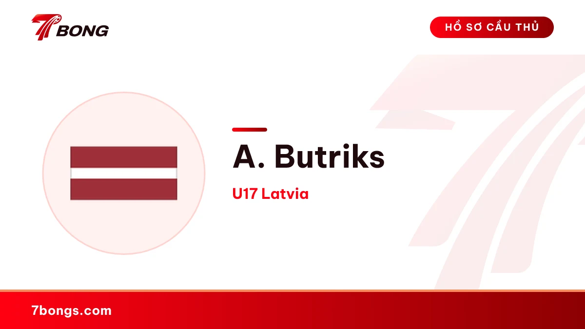 A. Butriks — U17 Latvia