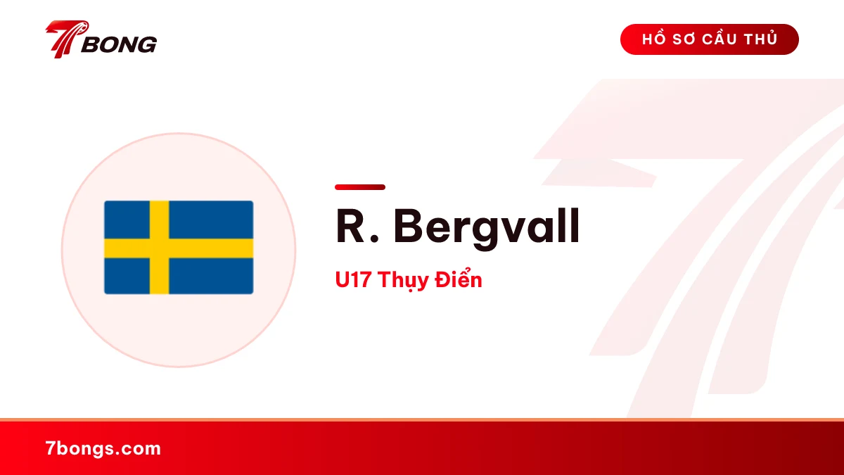 R. Bergvall — U17 Thụy Điển