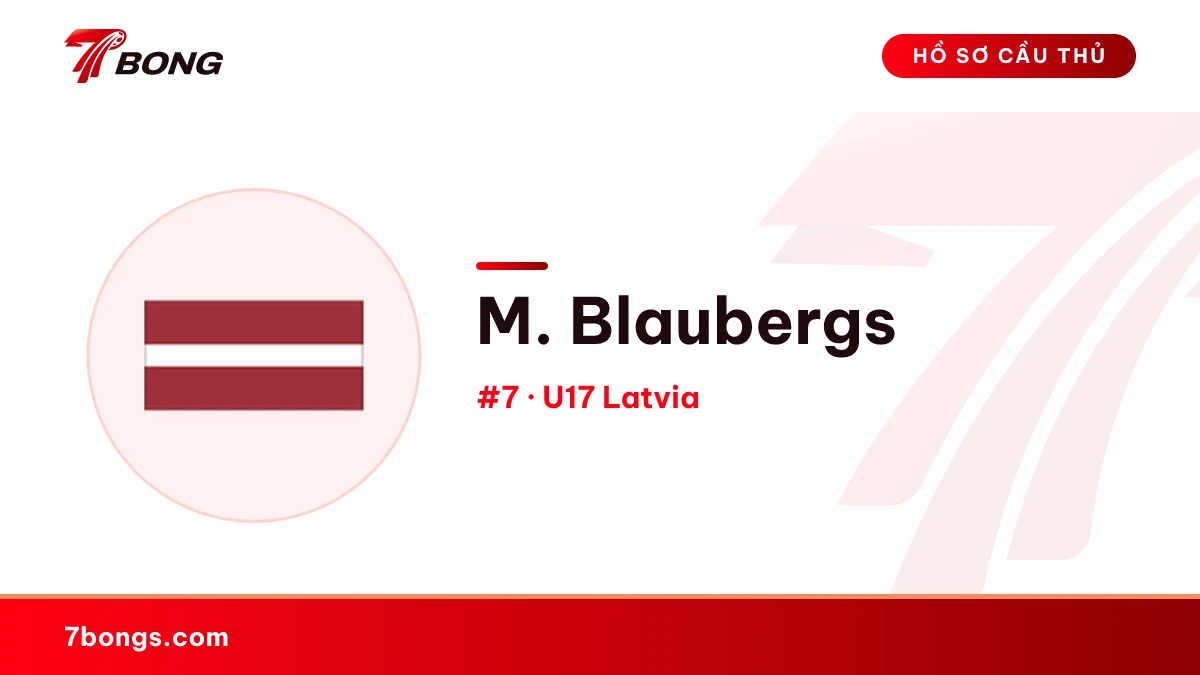M. Blaubergs — U17 Latvia