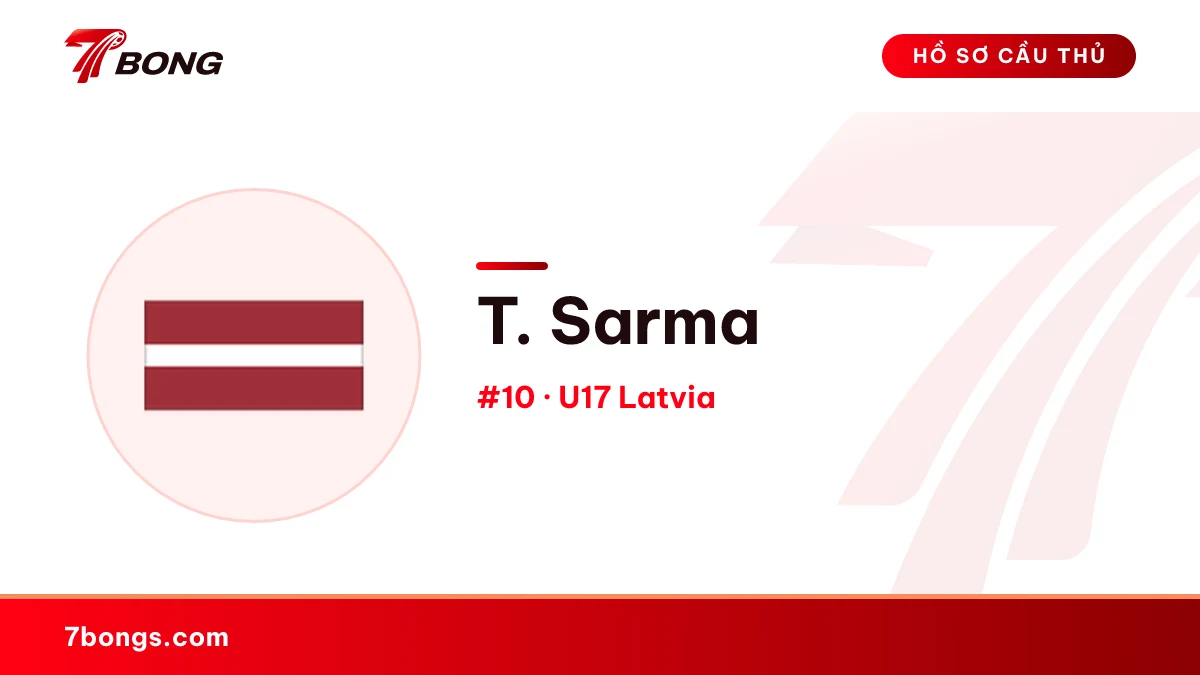 T. Sarma — U17 Latvia