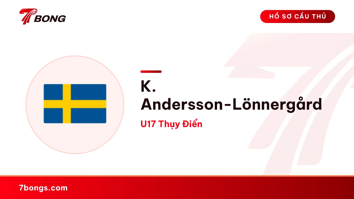 K. Andersson-Lönnergård — U17 Thụy Điển