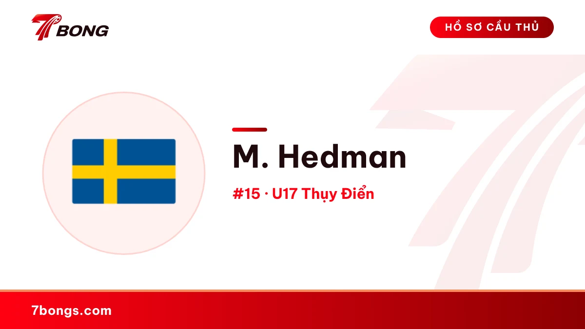 M. Hedman — U17 Thụy Điển