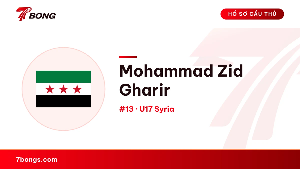 Mohammad Zid Gharir — U17 Syria