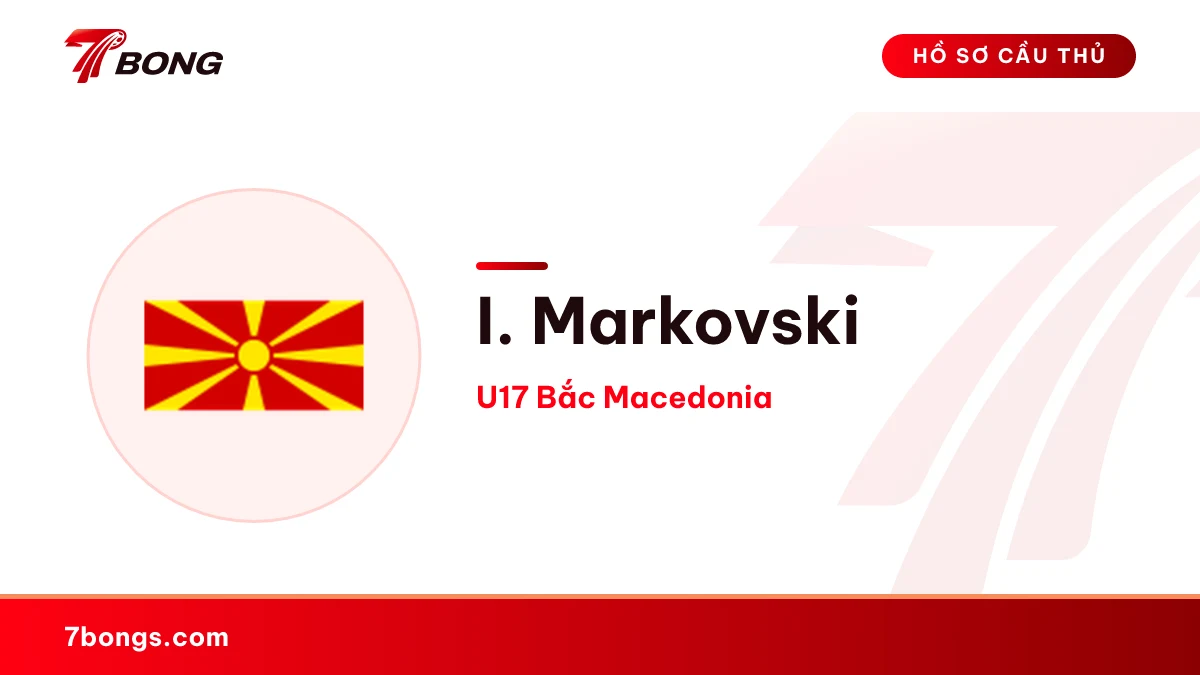 I. Markovski — U17 Bắc Macedonia