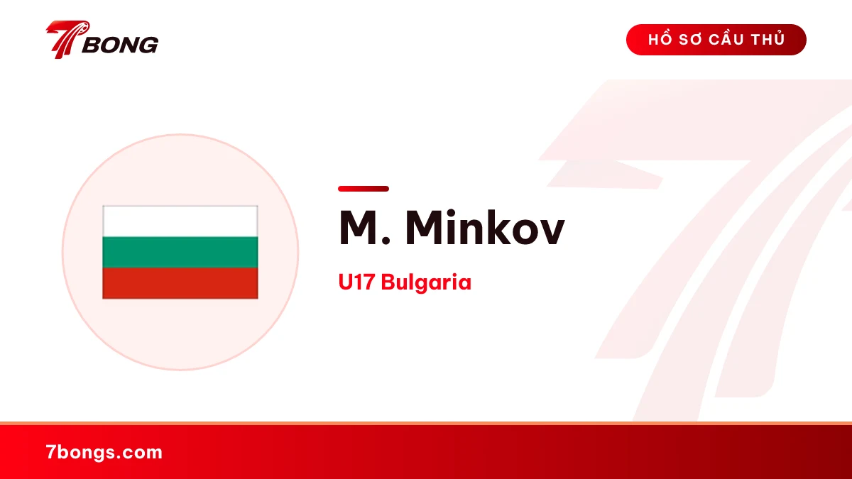 M. Minkov — U17 Bulgaria