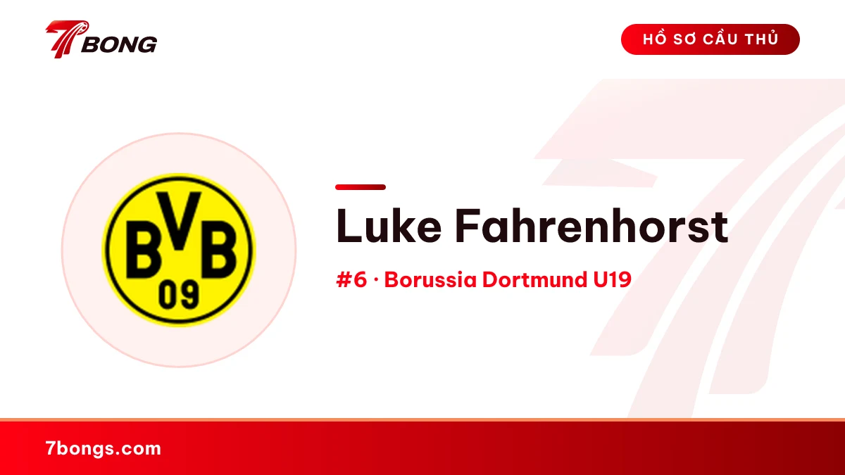 Luke Fahrenhorst — Borussia Dortmund U19