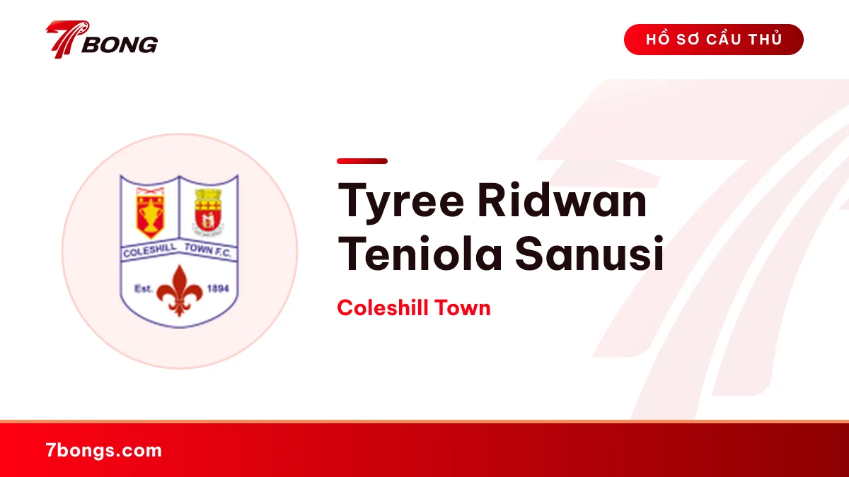Tyree Ridwan Teniola Sanusi — Coleshill Town