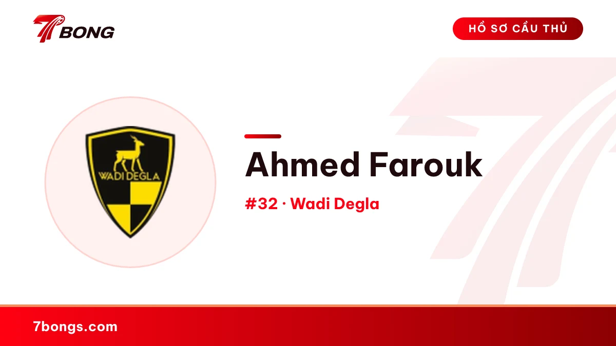Ahmed Farouk — Wadi Degla