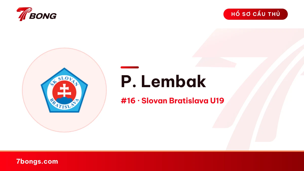 P. Lembak — Slovan Bratislava U19