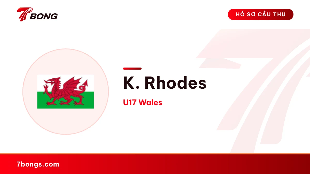K. Rhodes — U17 Wales