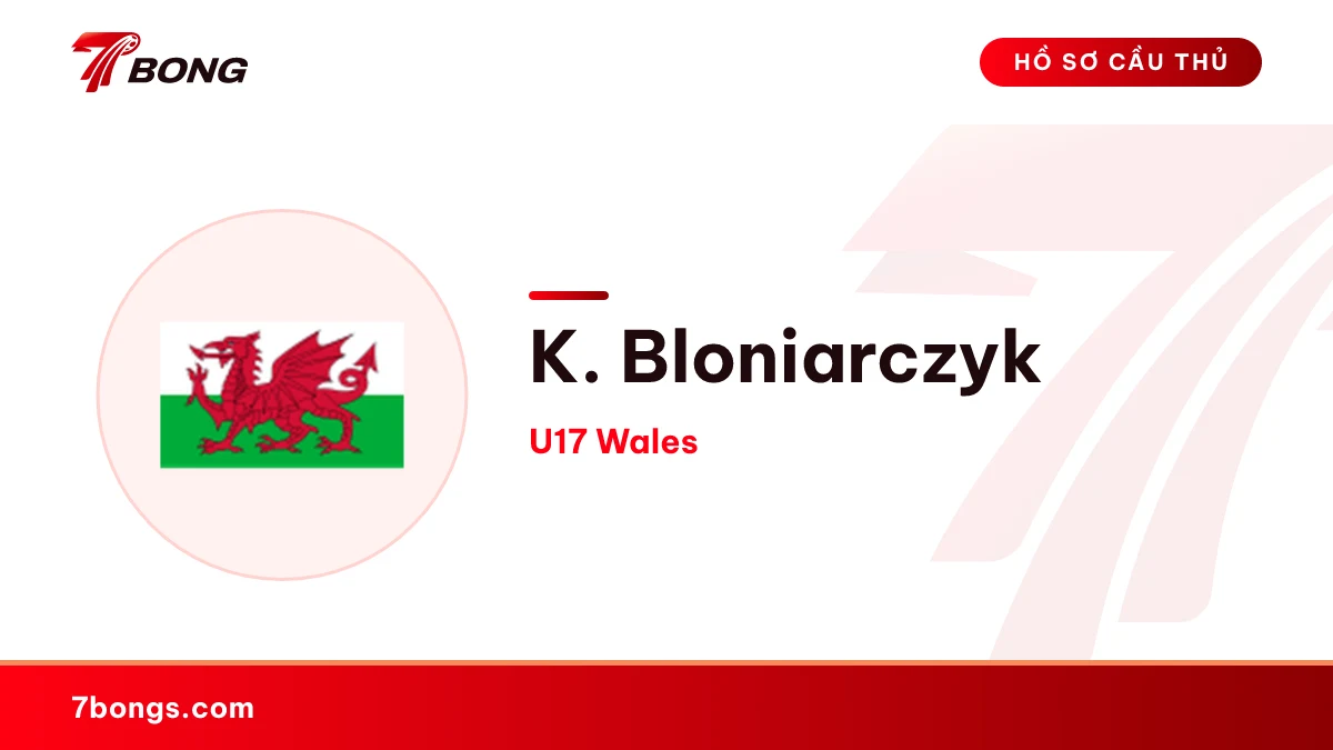 K. Bloniarczyk — U17 Wales