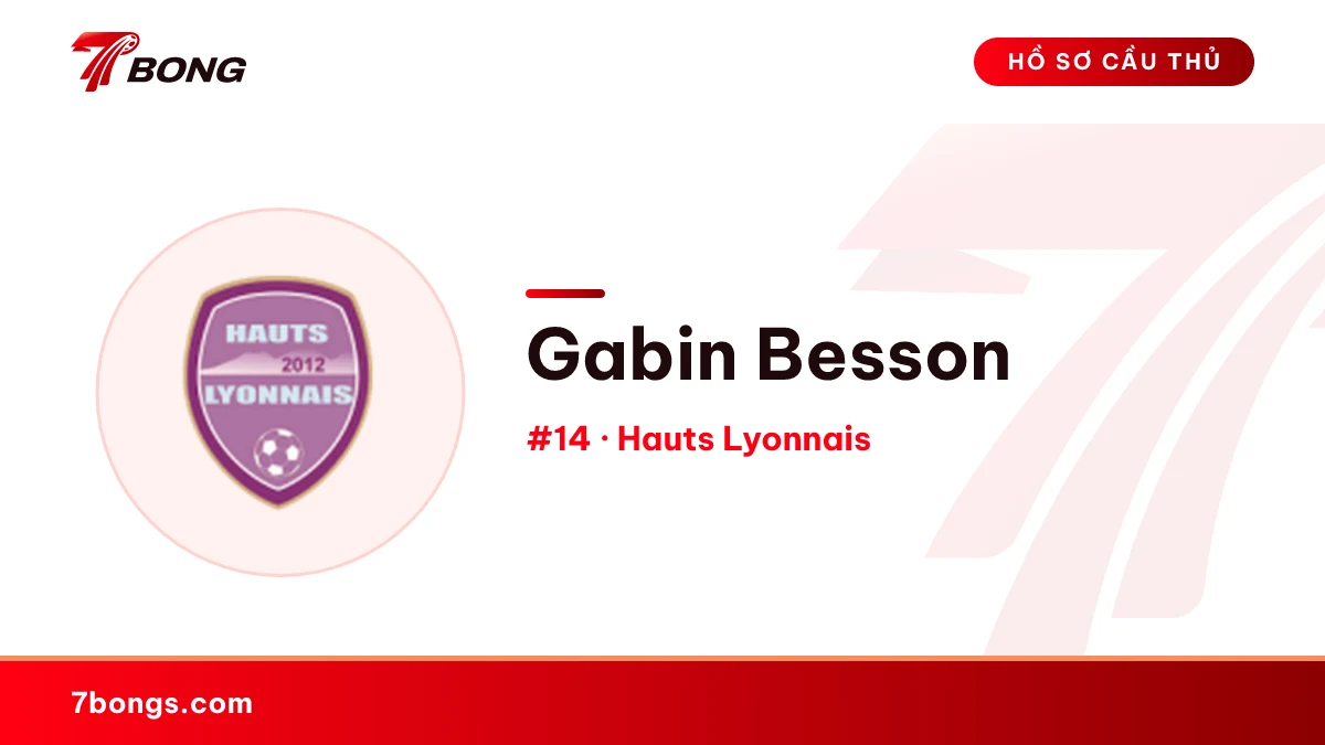 Gabin Besson — Hauts Lyonnais