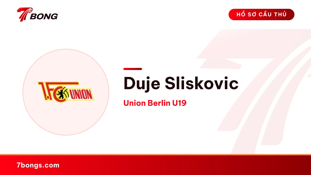 Duje Sliskovic — Union Berlin U19