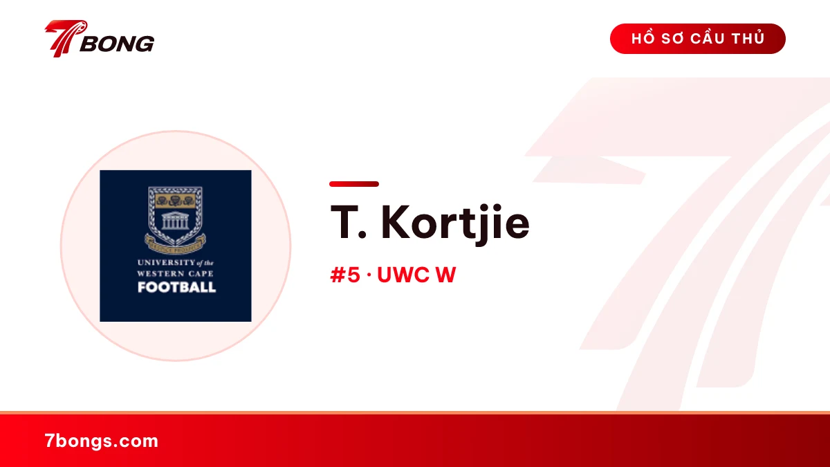 T. Kortjie — UWC W