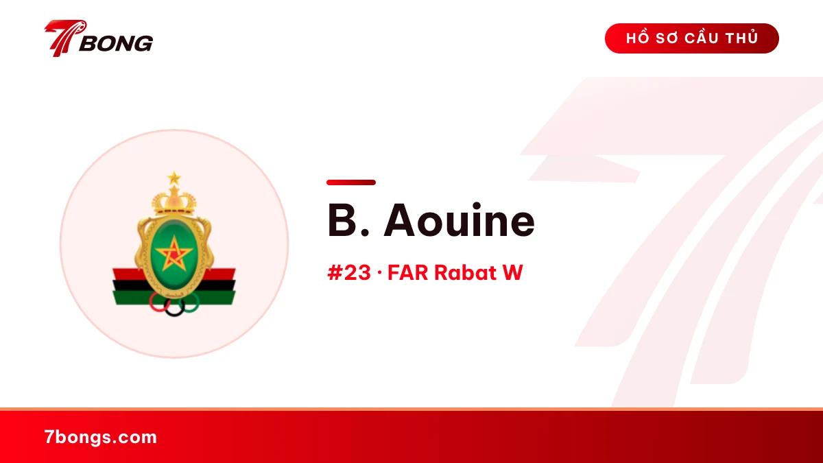 B. Aouine — FAR Rabat W