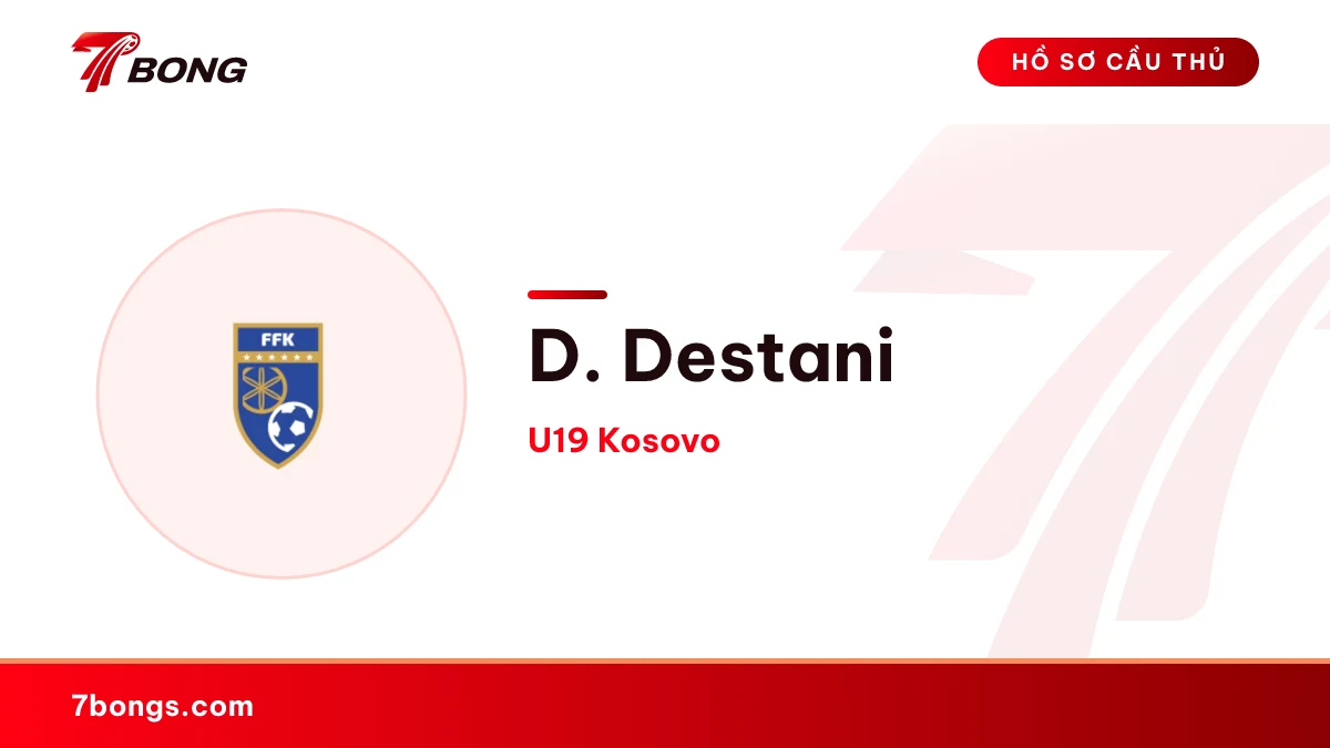 D. Destani — U19 Kosovo