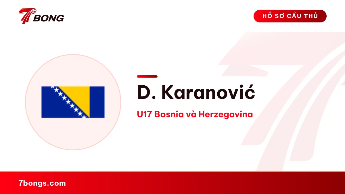 D. Karanović — U17 Bosnia và Herzegovina