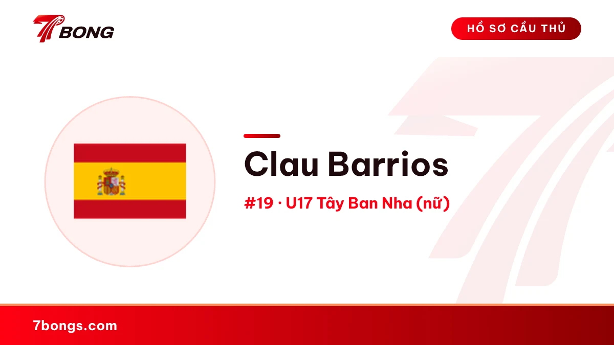 Clau Barrios — U17 Tây Ban Nha (nữ)