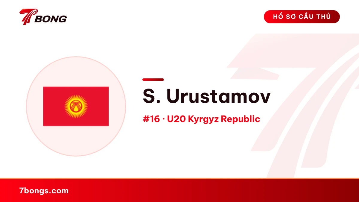 S. Urustamov — U20 Kyrgyz Republic