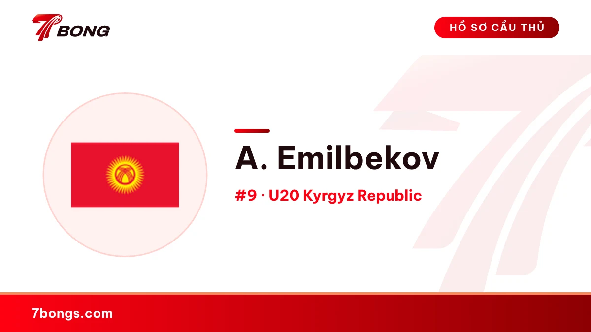 A. Emilbekov — U20 Kyrgyz Republic