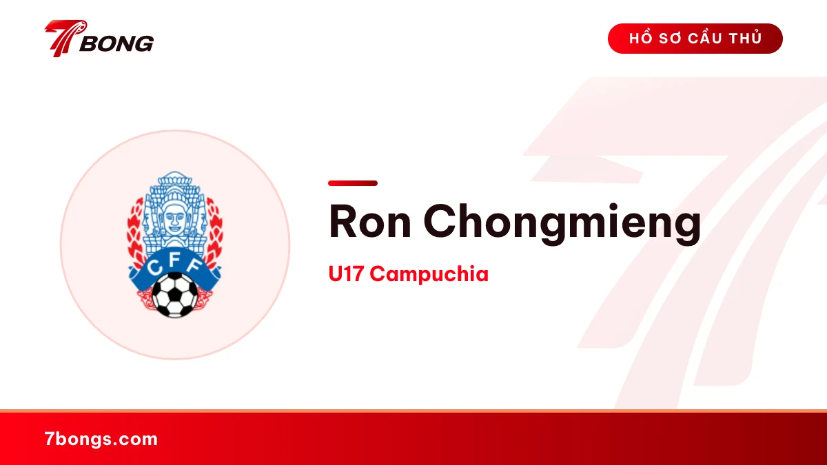 Ron Chongmieng — U17 Campuchia