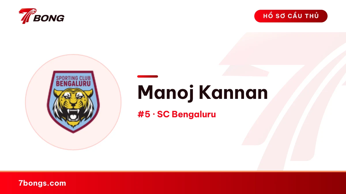 Manoj Kannan — SC Bengaluru