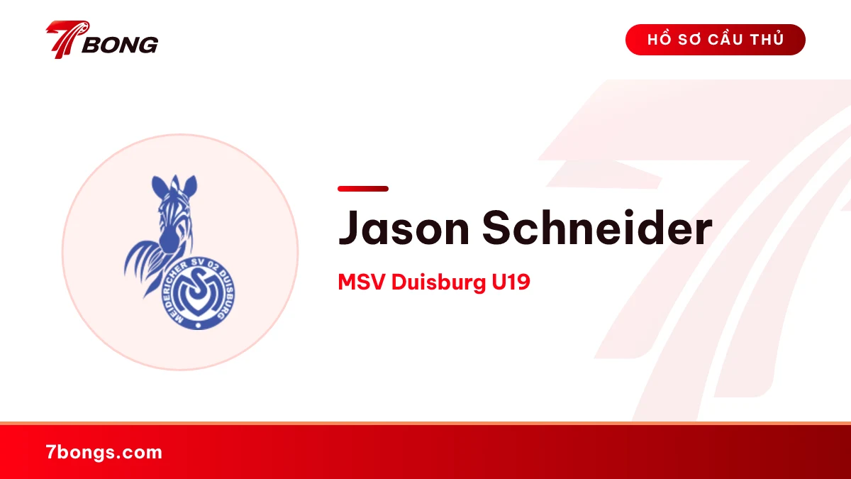 Jason Schneider — MSV Duisburg U19