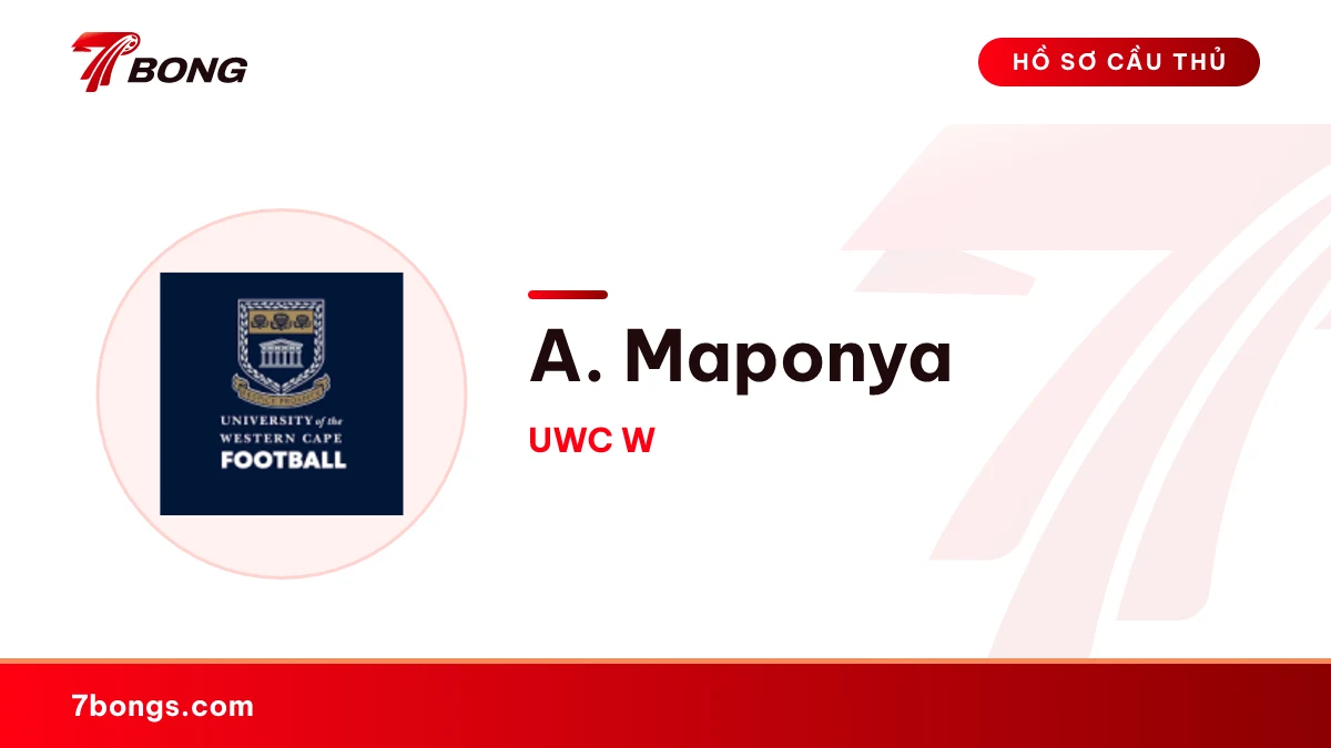 A. Maponya — UWC W