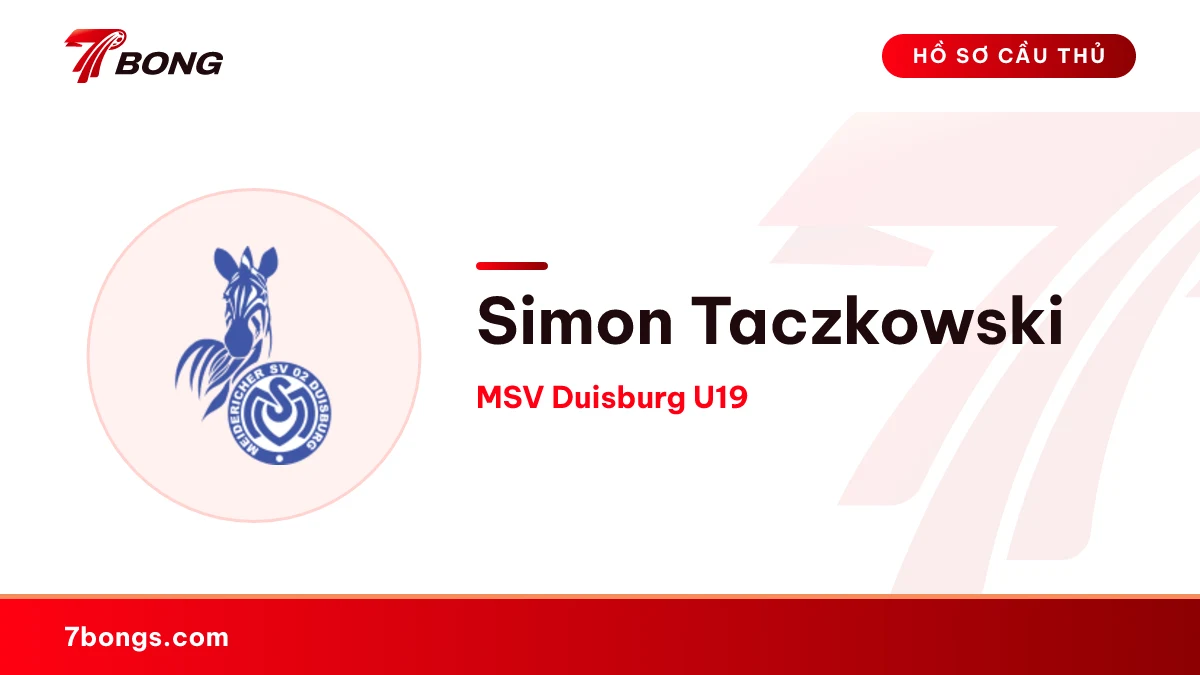 Simon Taczkowski — MSV Duisburg U19
