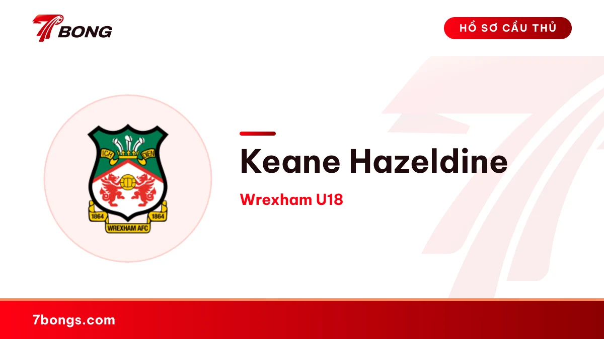Keane Hazeldine — Wrexham U18