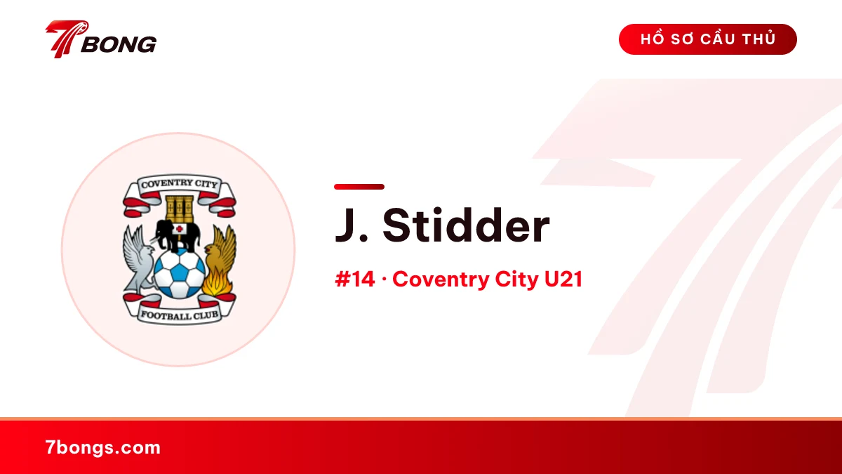 J. Stidder — Coventry City U21