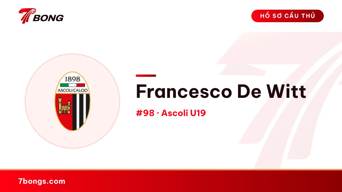 Francesco De Witt — Ascoli U19