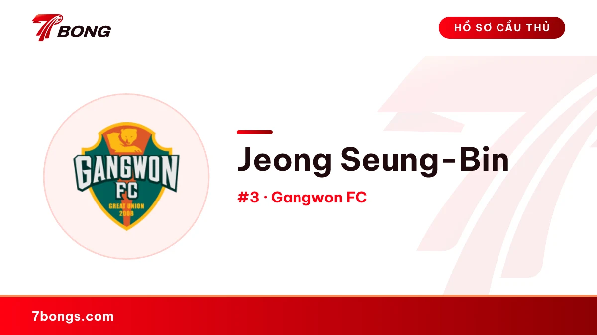 Jeong Seung-Bin — Gangwon FC
