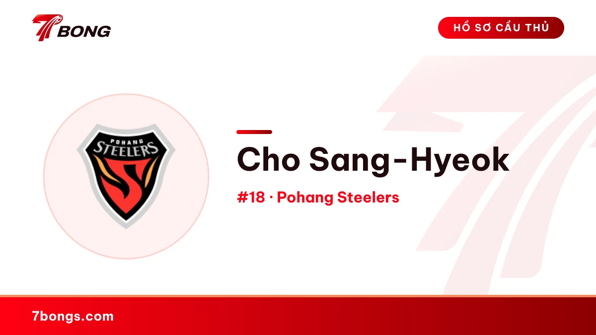 Cho Sang-Hyeok — Pohang Steelers