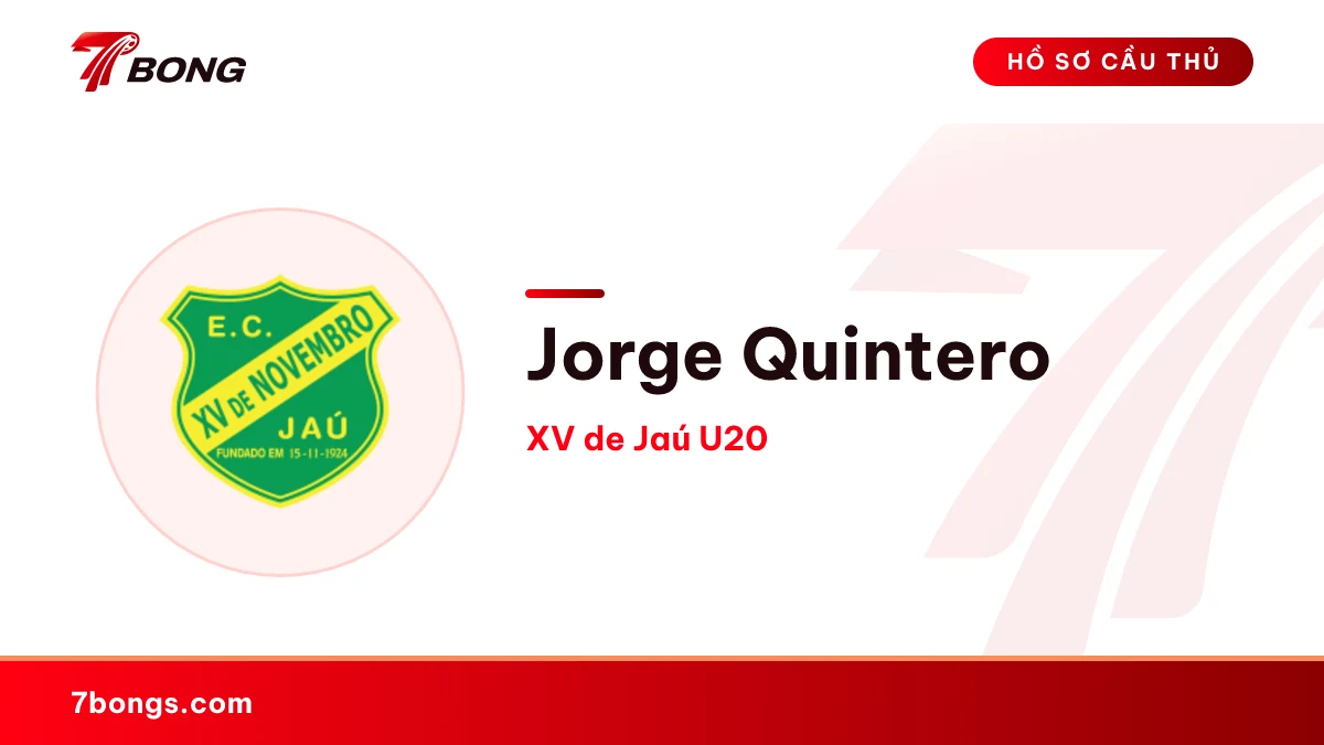 Jorge Quintero — XV de Jaú U20