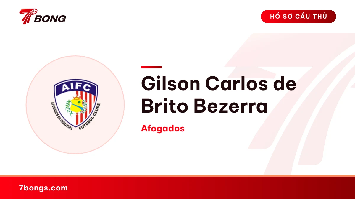 Gilson Carlos de Brito Bezerra — Afogados