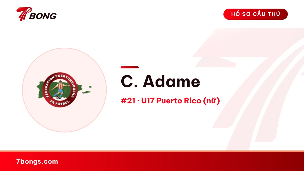 C. Adame — U17 Puerto Rico (nữ)