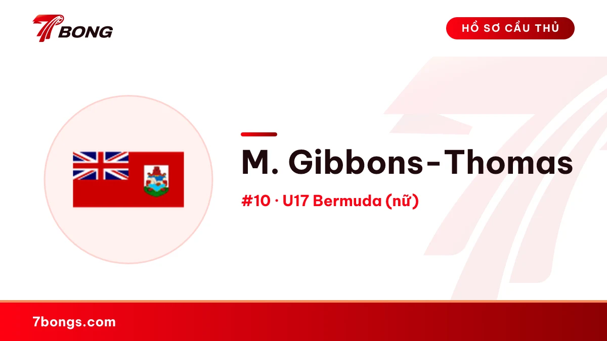 M. Gibbons-Thomas — U17 Bermuda (nữ)