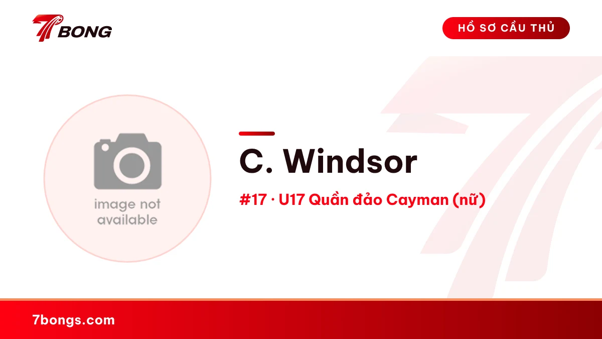 C. Windsor — U17 Quần đảo Cayman (nữ)